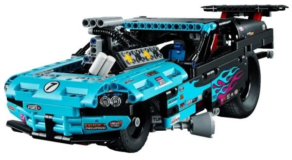 Конструктор LEGO Technic 42050 Гоночный драгстер УЦЕНКА (вскрыта коробка)